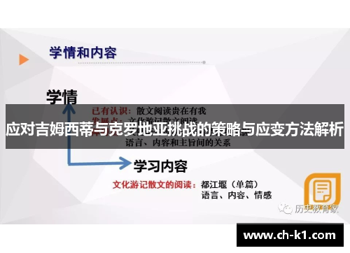 应对吉姆西蒂与克罗地亚挑战的策略与应变方法解析