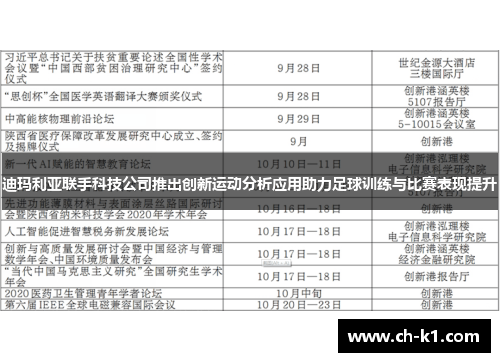 迪玛利亚联手科技公司推出创新运动分析应用助力足球训练与比赛表现提升